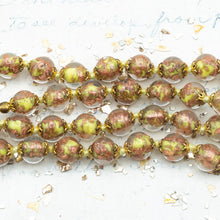 Load image into Gallery viewer, Lime Green Venetian Glass Necklace - Tucson Find
