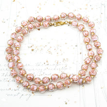 Load image into Gallery viewer, Pink Venetian Glass Necklace

