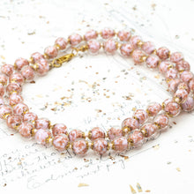 Load image into Gallery viewer, Pink Venetian Glass Necklace

