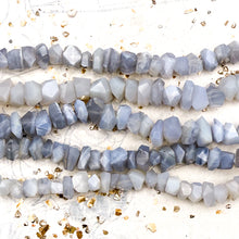 Load image into Gallery viewer, 1/4 strand Blue-Lace Agate Beads
