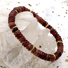 Load image into Gallery viewer, Mauve Gemstone Stretch Bracelet
