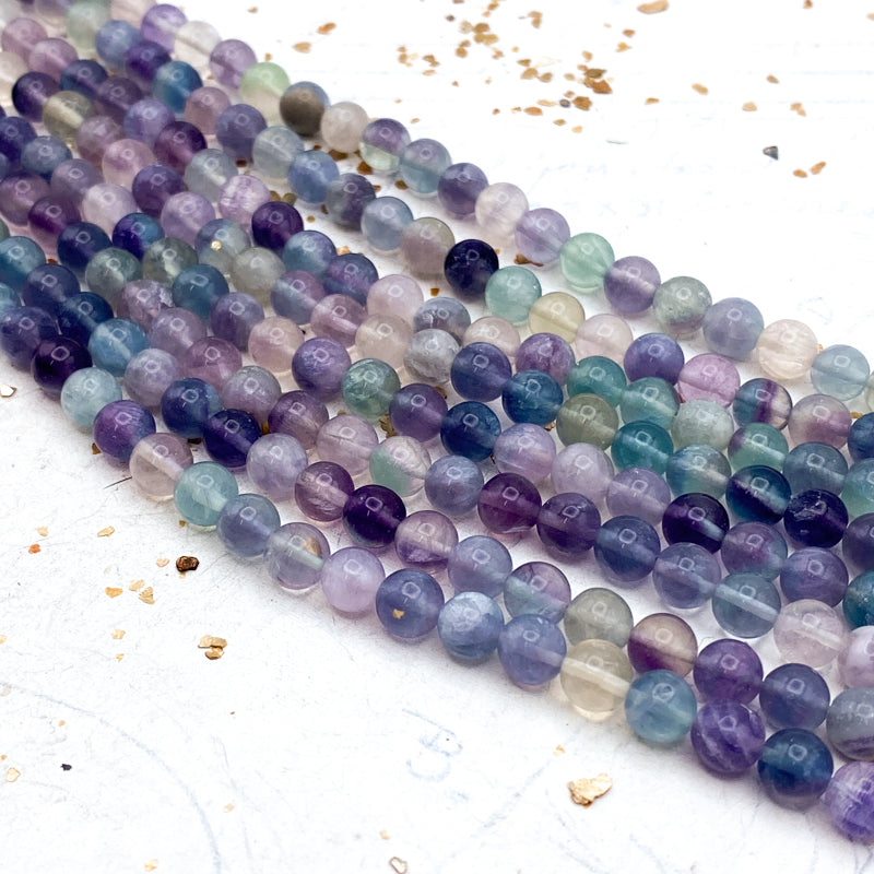 Fluorite Bead Strand