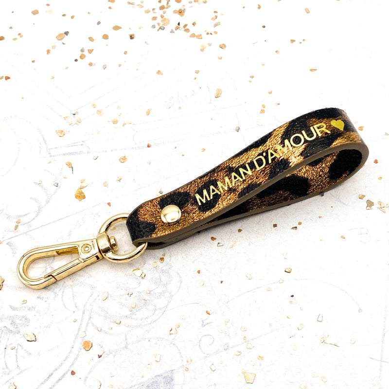 Leather Keychain - Gig's Paris Find