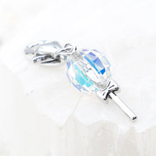 Load image into Gallery viewer, 30mm AB Lollipop Premium Crystal Pendant with Clasp
