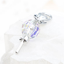 Load image into Gallery viewer, 30mm AB Lollipop Premium Crystal Pendant with Clasp
