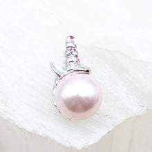 Load image into Gallery viewer, Pink Unicorn Premium Austrian Crystal Charm
