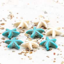 Load image into Gallery viewer, Starfish Synthetic Turquoise Bead Set - 8 Pieces
