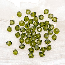 Load image into Gallery viewer, 2.5mm Olivine Premium Crystal Bead Set - 48 Pcs
