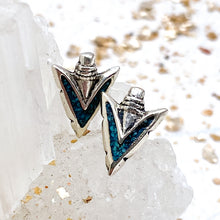 Load image into Gallery viewer, Turquoise Arrow Earring Pair
