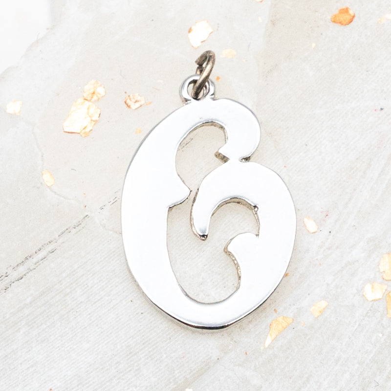 Mother and Child Silver Charm