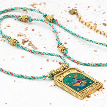 Load image into Gallery viewer, Teal Toucan Pendant Necklace
