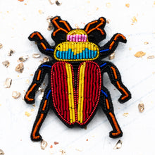 Load image into Gallery viewer, Rustic Beetle Pin
