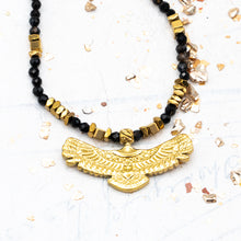 Load image into Gallery viewer, Black Eagle Pendant Necklace
