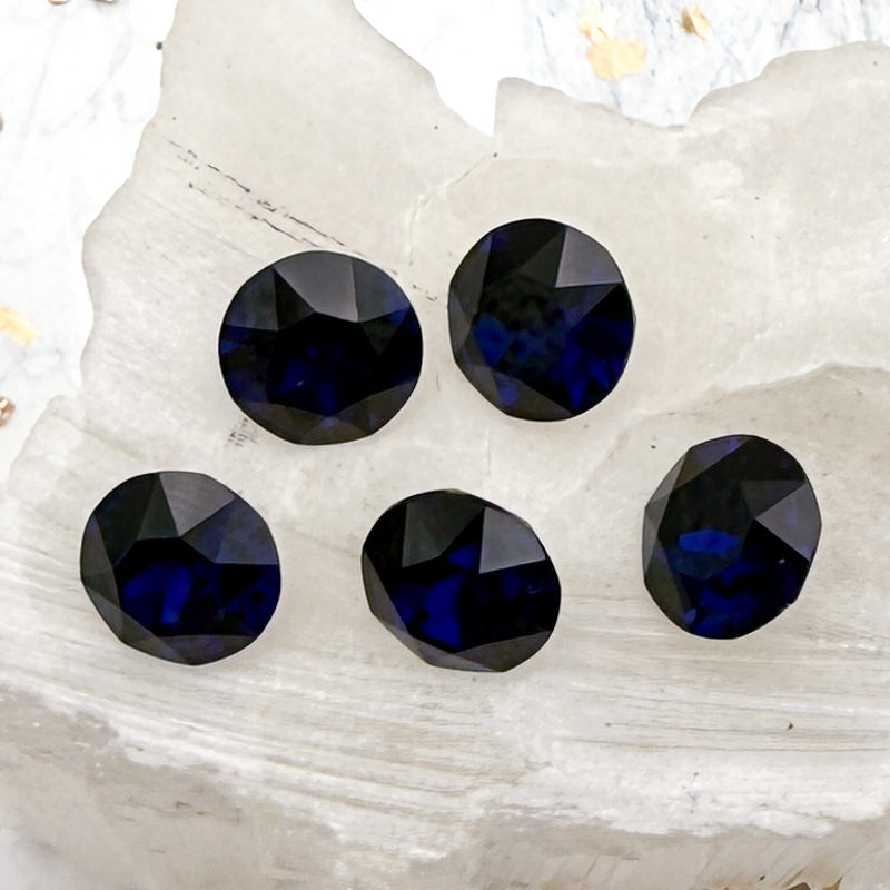 8mm Montana Premium Austrian Crystal Foiled Set - 5pcs