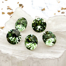 Load image into Gallery viewer, 8mm Peridot Premium Austrian Crystal Unfoiled Set - 5pcs
