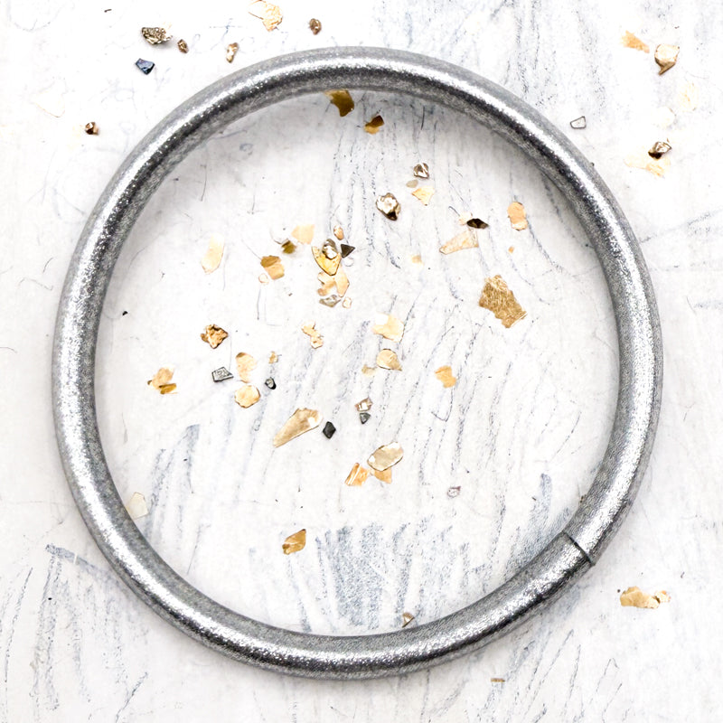 Large -Silver Bullet Plastic Bracelet