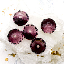 Load image into Gallery viewer, 12mm Amethyst Blend Briolette Beads - 4pcs
