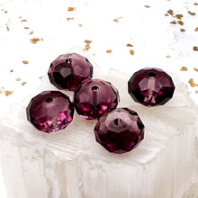Load image into Gallery viewer, 12mm Amethyst Blend Briolette Beads - 4pcs
