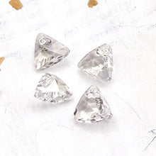 Load image into Gallery viewer, 8mm Silver Shade Xilion Triangle Premium Austrian Crystal Pendant Sets - 4pcs
