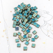 Load image into Gallery viewer, Matte Metallic Patina Iris Tila Beads
