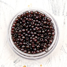 Load image into Gallery viewer, 11/0 Round Dark Cranberry Seed Bead Tube
