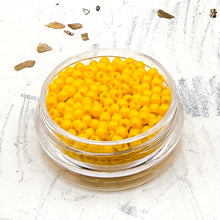 Load image into Gallery viewer, 11/0 Round Opaque Corn on the Cob Seed Bead Tube
