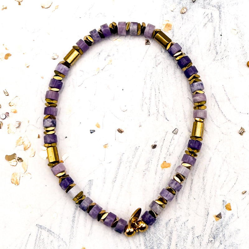Womens' Rainbow of Stepping Stones Bracelets