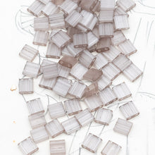 Load image into Gallery viewer, Silk Pale Lilac Tila Beads
