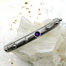 Load image into Gallery viewer, Slim, Stretchy, and Silver Women&#39;s Bracelet-Warm Colors
