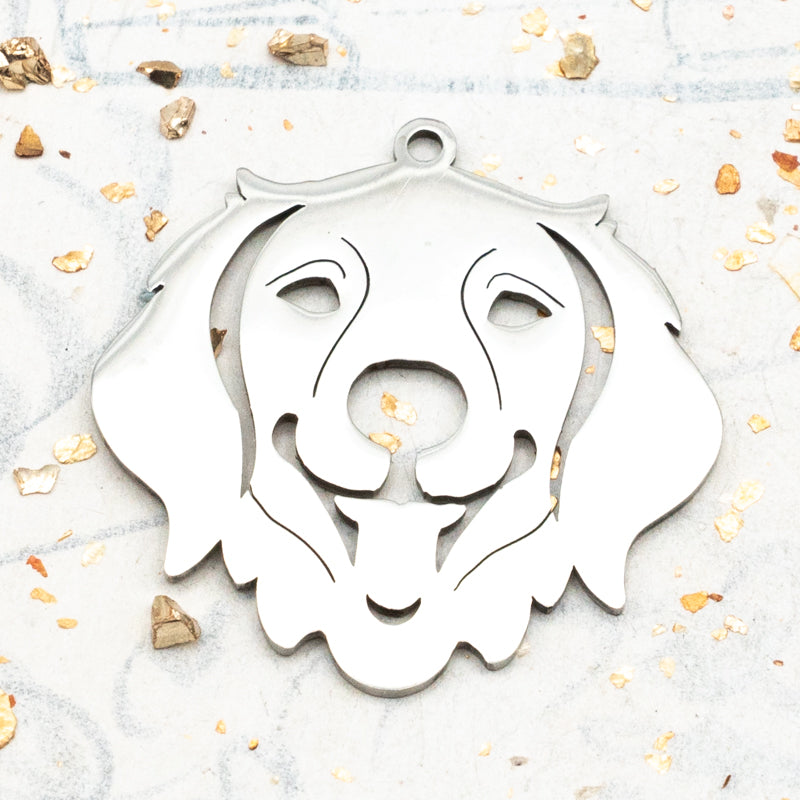 Golden Retriever Dog Charm