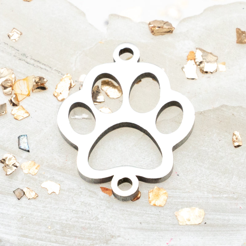 Outlined Paw Print Link