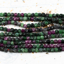 Load image into Gallery viewer, Ruby Zoisite Bead Strand
