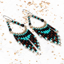 Load image into Gallery viewer, Handmade Beaded Earring Pair - Vegas Find
