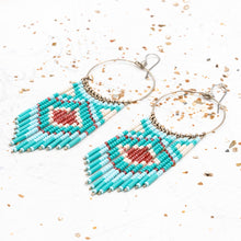 Load image into Gallery viewer, Handmade Beaded Earring Pair - Vegas Find
