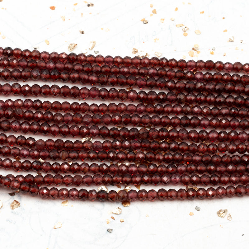 AA Garnet Bead Strand