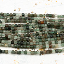 Load image into Gallery viewer, Green Phantom Quartz Gemstone Bead Strand
