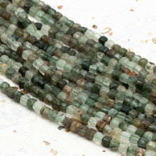 Load image into Gallery viewer, Green Phantom Quartz Gemstone Bead Strand
