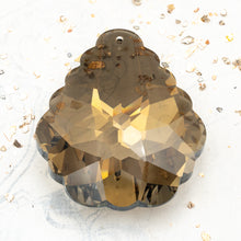 Load image into Gallery viewer, 63x51mm Golden Teak Premium Austrian Crystal Suncatcher Pendant
