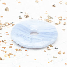 Load image into Gallery viewer, Blue-Lace Agate Donut - 1pc
