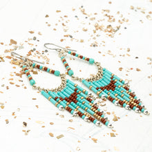 Load image into Gallery viewer, Handmade Beaded Earring Pair - Vegas Find
