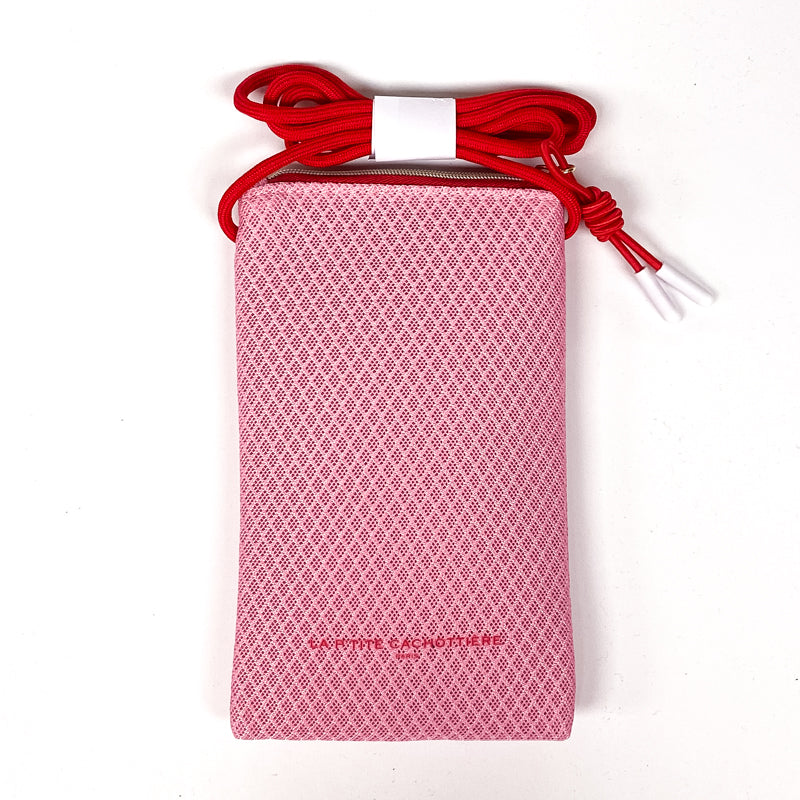 Pink and Red Small Travel Pouch - Paris Find