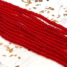 Load image into Gallery viewer, 8/0 Raving Red Seed Bead Hank

