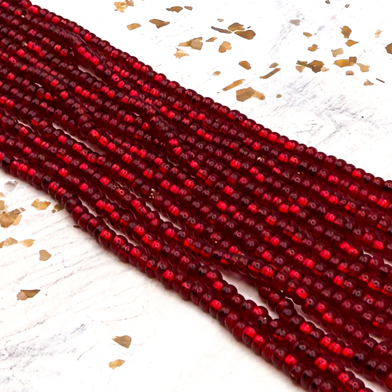 8/0 Red Rover Seed Bead Hank Mix