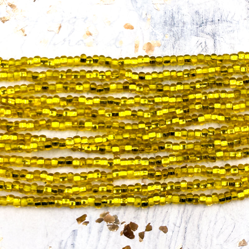 8/0 Golden As The Sun Seed Bead Hank