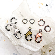 Load image into Gallery viewer, 11.9mm Lobster Claw Clasp Mixed Metal-3 pairs

