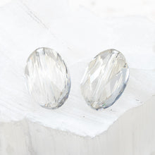 Load image into Gallery viewer, 14x10mm Silver Shade Premium Austrian Crystal Oval Pair - Doorbuster
