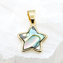 Load image into Gallery viewer, Mother of Pearl Star Charm
