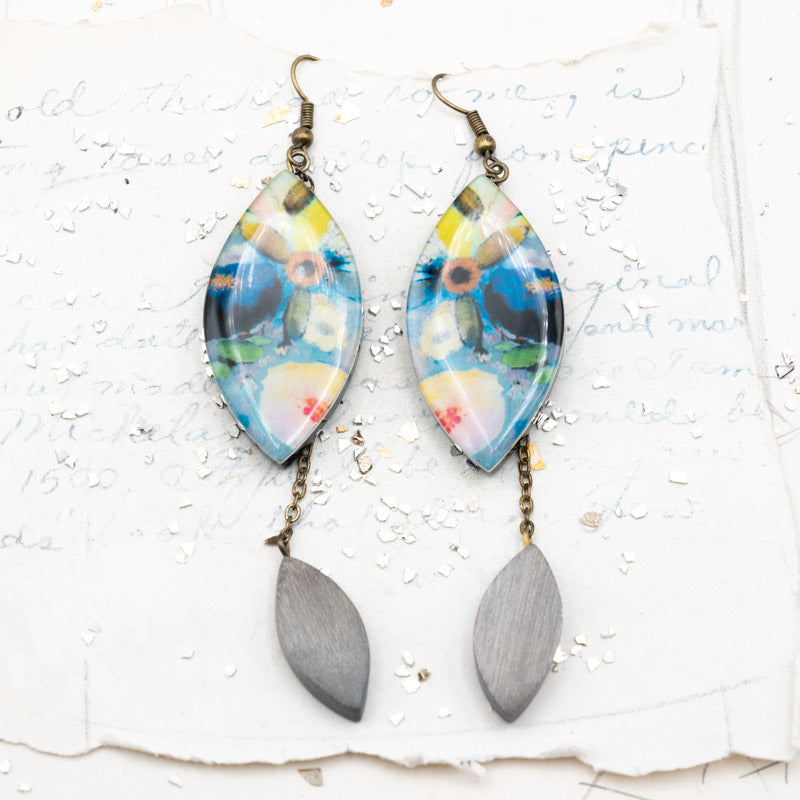Artisan Handmade Petal Earrings - Paris Find!
