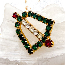 Load image into Gallery viewer, Christmas Bell Rhinestone Brooch
