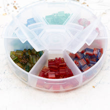 Load image into Gallery viewer, Striped 6 Colors Tile Bead Box
